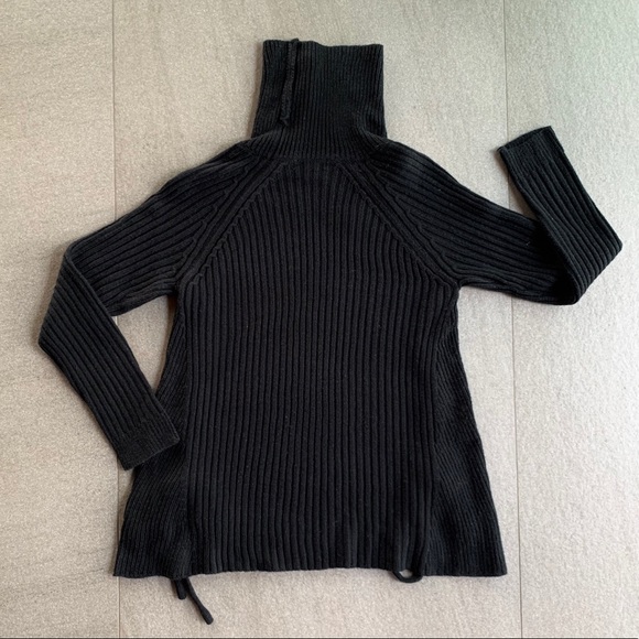 Nasty Gal Lace Up Turtleneck Sweater - Picture 2 of 3